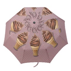 Pop Art Ice Cream Folding Umbrellas by Valentinaart