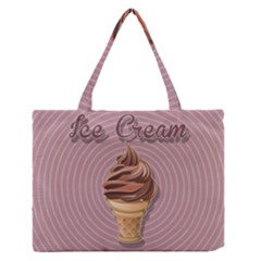Pop Art Ice Cream Zipper Medium Tote Bag by Valentinaart