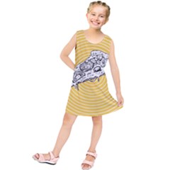 Pop Art Pizza Kids  Tunic Dress by Valentinaart