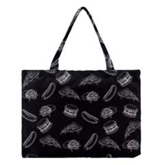 Fast Food Pattern Medium Tote Bag by Valentinaart