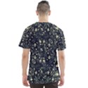 Dark Floral Collage Pattern Men s Sports Mesh Tee View2