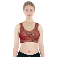 Cute Fairy Dancing On A Piano Sports Bra With Pocket by FantasyWorld7