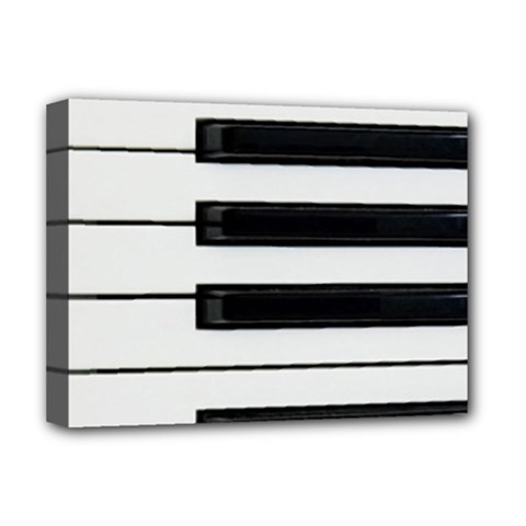 Keybord Piano Deluxe Canvas 16  x 12  (Stretched) 