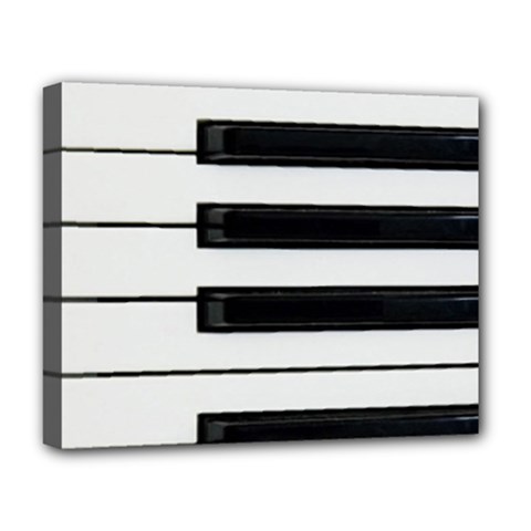 Keybord Piano Deluxe Canvas 20  x 16  (Stretched)