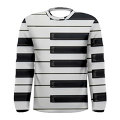 Keybord Piano Men s Long Sleeve Tee