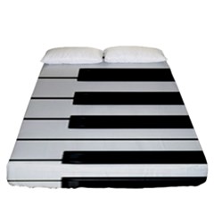 Keybord Piano Fitted Sheet (California King Size)