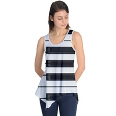 Keybord Piano Sleeveless Tunic