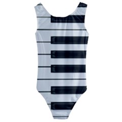 Keybord Piano Kids  Cut-Out Back One Piece Swimsuit