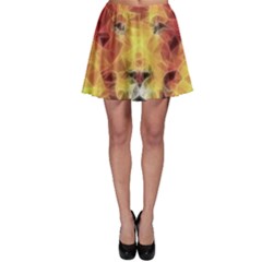 Fractal Lion Skater Skirt