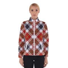 Smart Plaid Warm Colors Winter Jacket by ImpressiveMoments