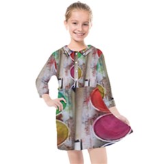 Paint Box Kids  Quarter Sleeve Shirt Dress