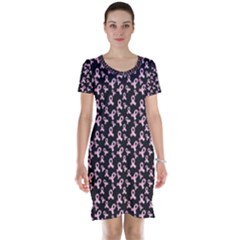 Breast Cancer Wallpapers Short Sleeve Nightdress