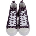 Breast Cancer Wallpapers Women s Mid-Top Canvas Sneakers View1