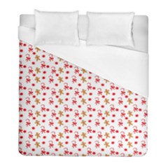 Cake Christmas Gingerbread Man Wallpapers Duvet Cover (full/ Double Size)
