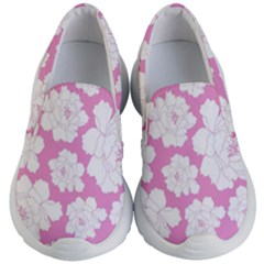 Beauty Flower Floral Pink Kid s Lightweight Slip Ons