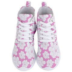 Beauty Flower Floral Pink Women s Lightweight High Top Sneakers by Alisyart