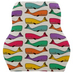 Fish Whale Cute Animals Car Seat Velour Cushion 