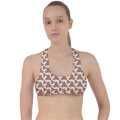 Babby Gingerbread Criss Cross Racerback Sports Bra