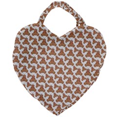Babby Gingerbread Giant Heart Shaped Tote by Alisyart