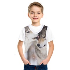 Lovable Wolves Kids  Basketball Tank Top