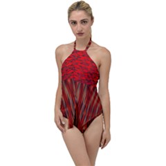 Stretched Velvet With Blurred Lines Design By Flipstylez Designs Go With The Flow One Piece Swimsuit by flipstylezfashionsLLC