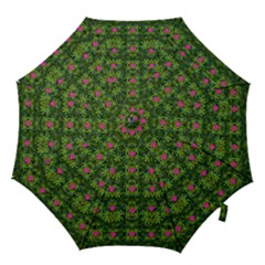 The Most Sacred Lotus Pond With Fantasy Bloom Hook Handle Umbrellas (small) by pepitasart