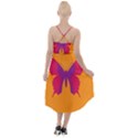 Butterfly Wings Insect Nature High-Low Halter Chiffon Dress  View2