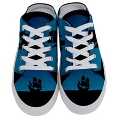 Ship Night Sailing Water Sea Sky Half Slippers