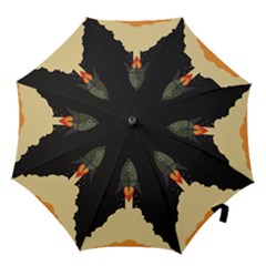 Rocket Space Stars Hook Handle Umbrellas (large) by Nexatart