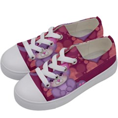 Illustration Love Celebration Kids  Low Top Canvas Sneakers