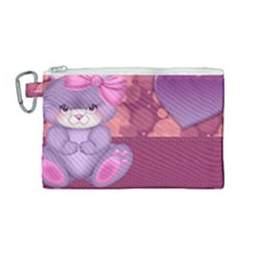 Illustration Love Celebration Canvas Cosmetic Bag (medium)