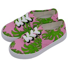 Leaves Tropical Plant Green Garden Kids  Classic Low Top Sneakers