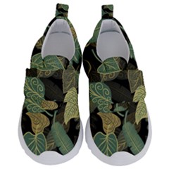 Autumn Fallen Leaves Dried Leaves Velcro Strap Shoes by Nexatart