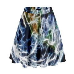 Spherical Science Fractal Planet High Waist Skirt