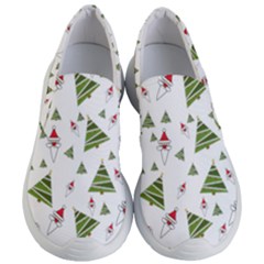 Christmas Santa Claus Decoration Women s Lightweight Slip Ons by Nexatart