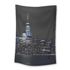 New York Skyline New York City Small Tapestry by Nexatart