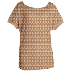 Gingerbread Christmas Women s Oversized Tee