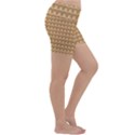 Gingerbread Christmas Lightweight Velour Yoga Shorts View3