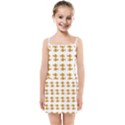 Small Fish Water Orange Kids Summer Sun Dress View1