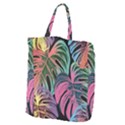 Leaves Tropical Jungle Pattern Giant Grocery Tote View1