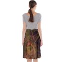 Abstract Colorful Art Design Midi Beach Skirt View2