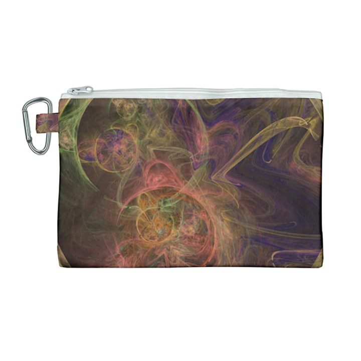 Abstract Colorful Art Design Canvas Cosmetic Bag (Large)