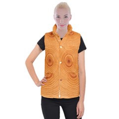 Rings Wood Line Women s Button Up Vest by Alisyart