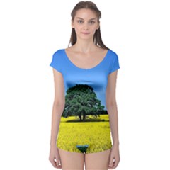 Tree In Field Boyleg Leotard  by Alisyart