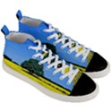 Tree In Field Men s Mid-Top Canvas Sneakers View3