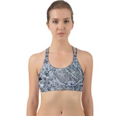 Marble Pattern Back Web Sports Bra by Alisyart