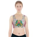 Cross Stitch Kimono Sports Bra With Pocket View1