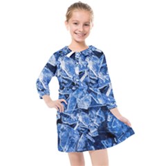 Cold Ice Kids  Quarter Sleeve Shirt Dress by FunnyCow