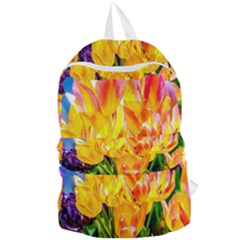 Festival Of Tulip Flowers Foldable Lightweight Backpack by FunnyCow