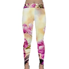 Paradise Apple Blossoms Classic Yoga Leggings by FunnyCow